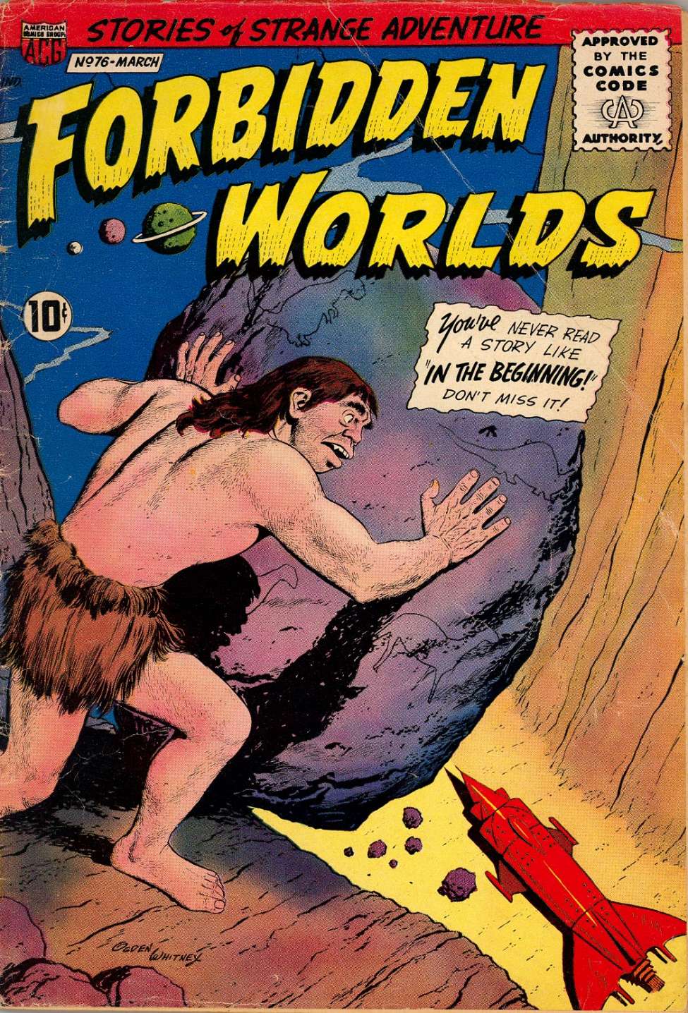 Comic Book Cover For Forbidden Worlds 76