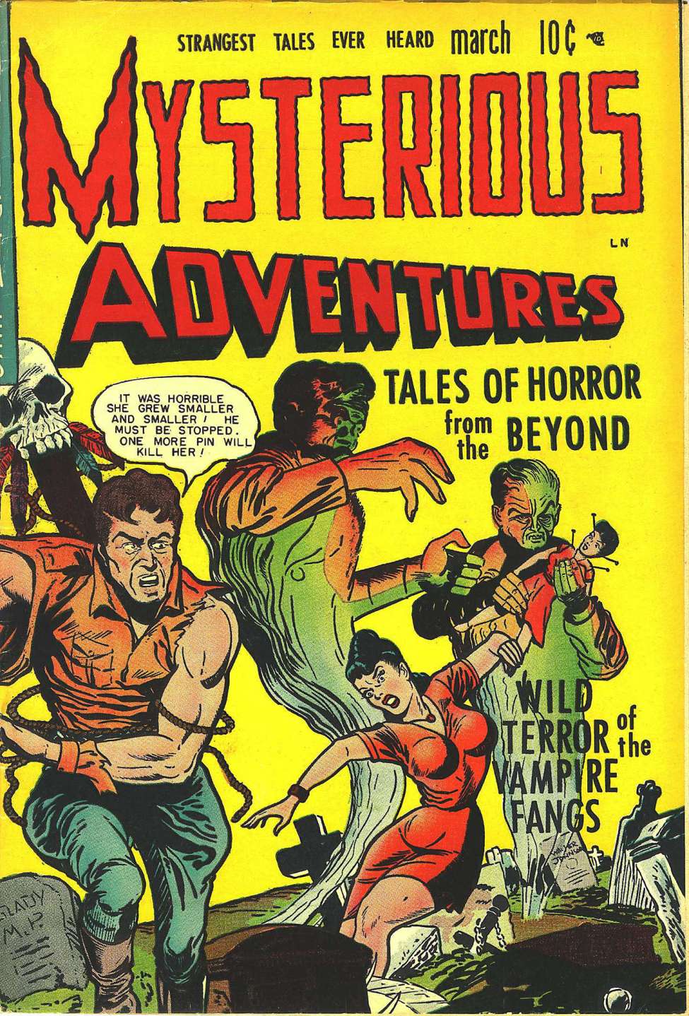 Comic Book Cover For Mysterious Adventures 1 (alt) - Version 2
