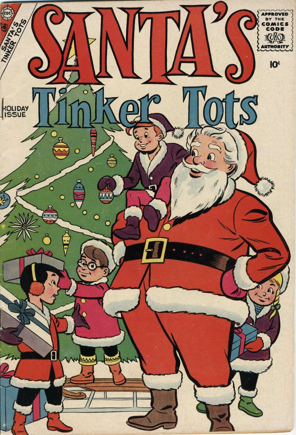 Comic Book Cover For Santa's Tinker Tots 1