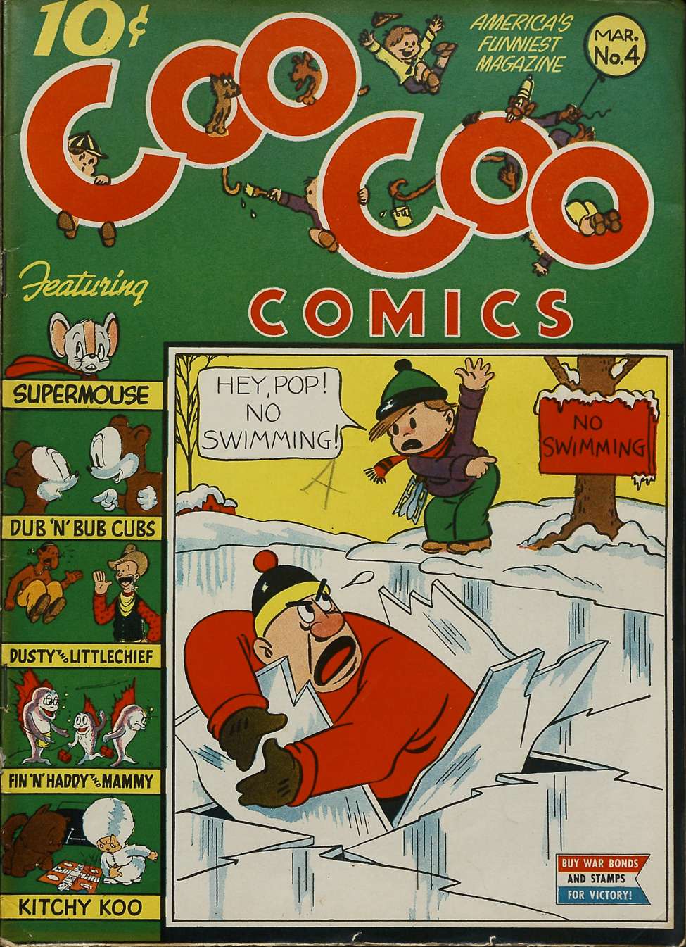 Comic Book Cover For Coo Coo Comics 4