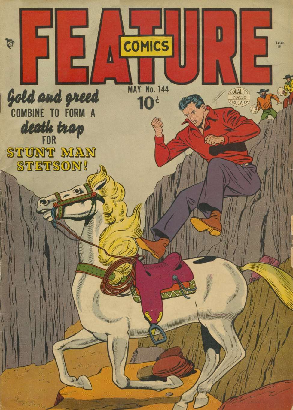 Comic Book Cover For Feature Comics 144 - Version 2