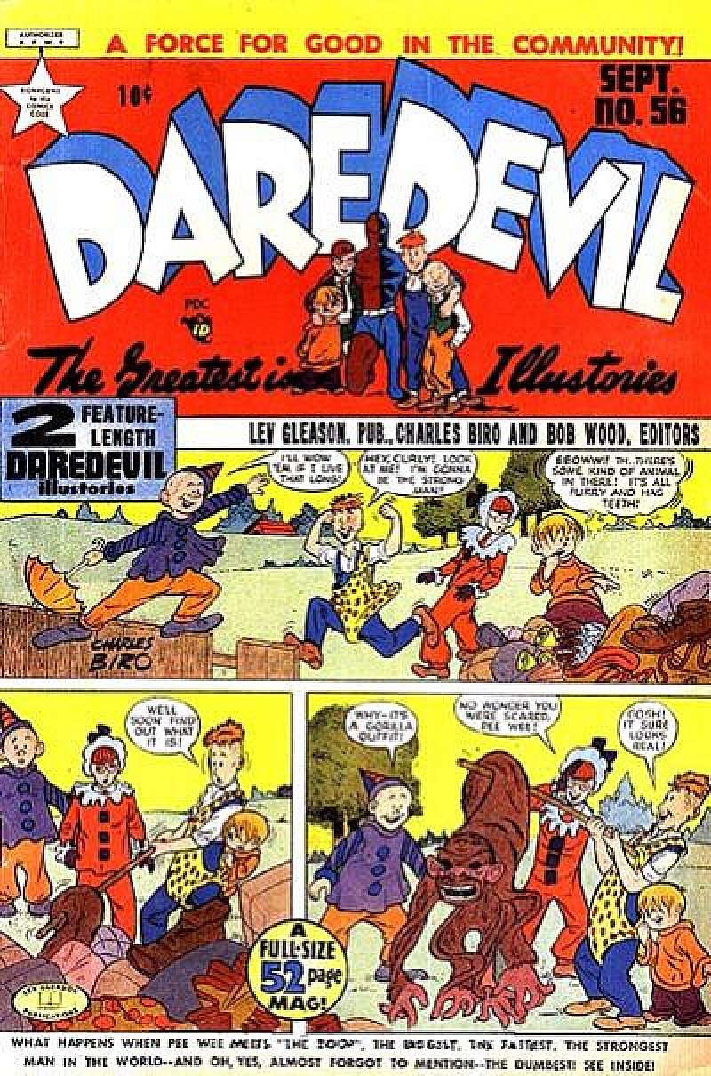 Comic Book Cover For Daredevil Comics 56