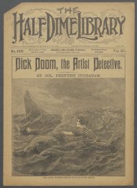 Large Thumbnail For Beadle's Half Dime Library 1037 - Dick Doom, the Artist Detective