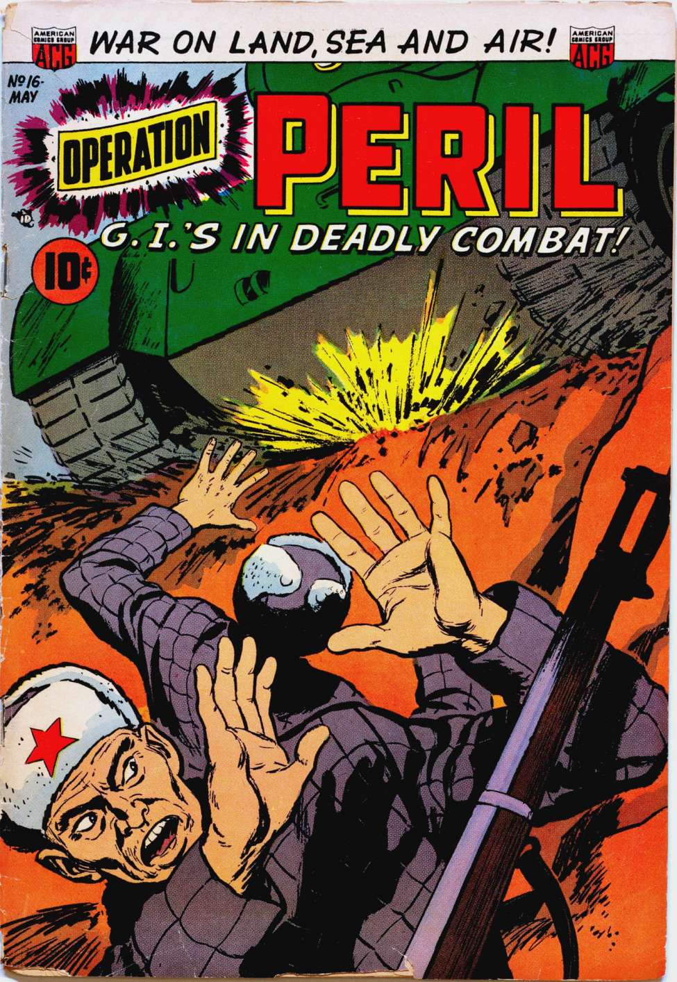 Comic Book Cover For Operation: Peril 16