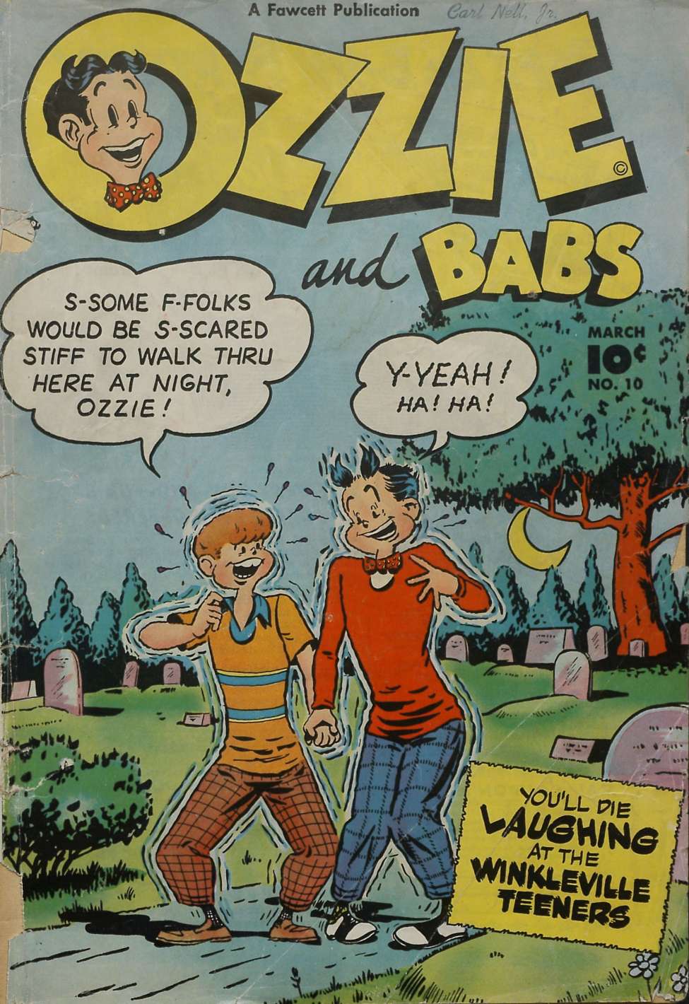 Comic Book Cover For Ozzie and Babs 10 - Version 1