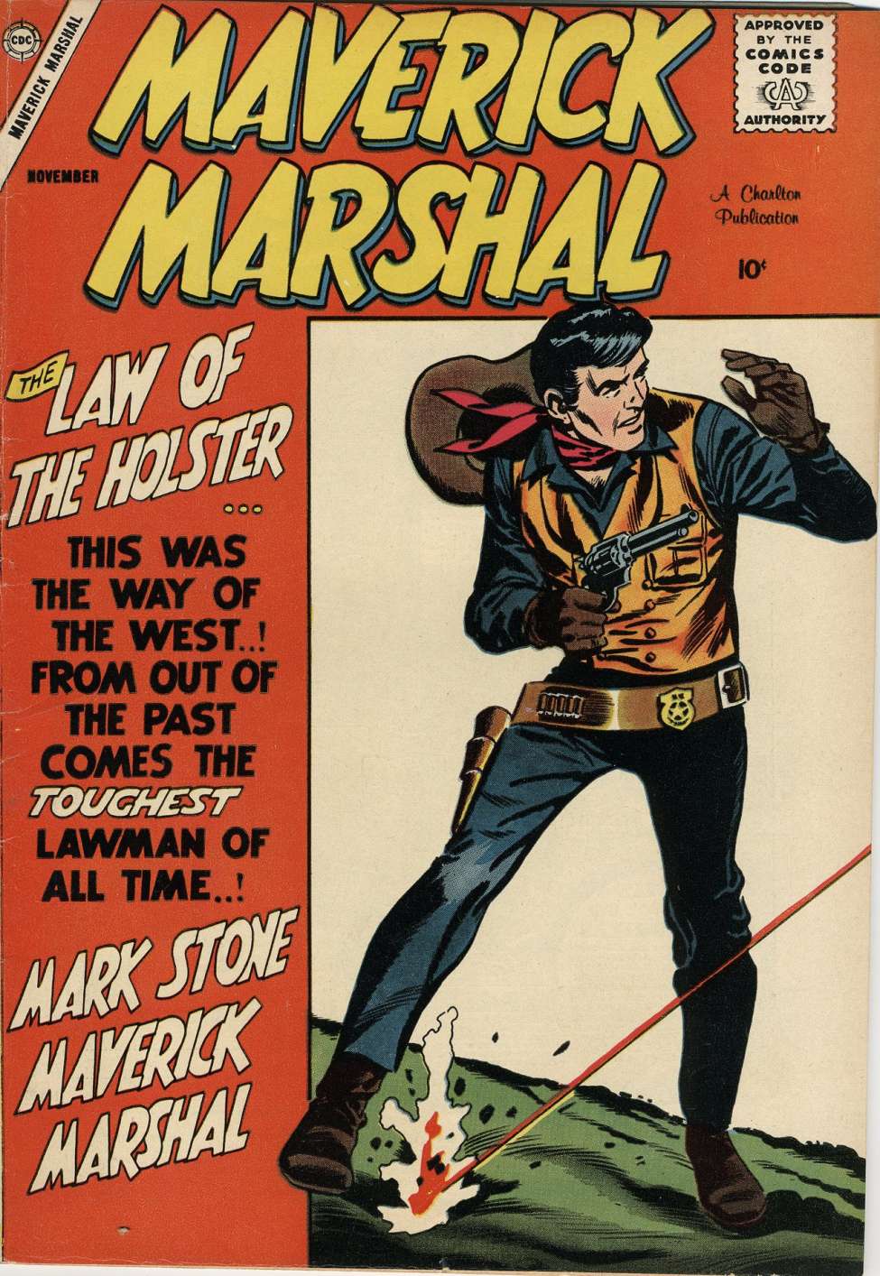 Comic Book Cover For Maverick Marshal 1