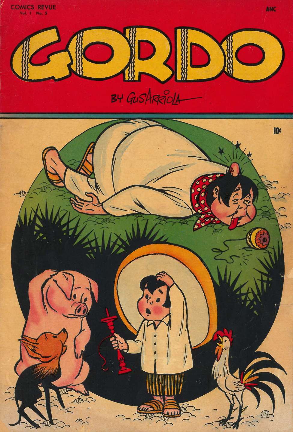 Book Cover For Comics Revue 5 - Gordo