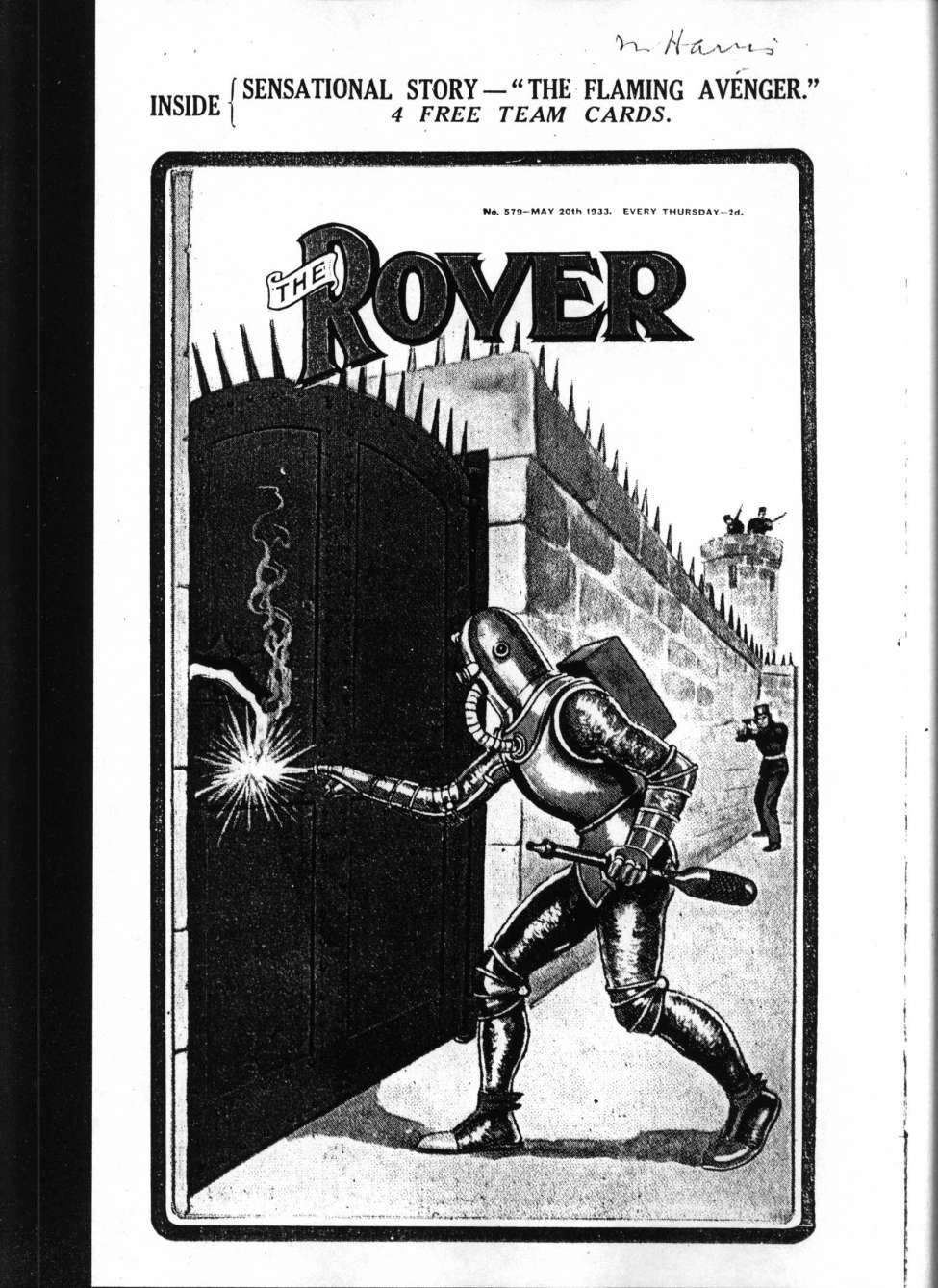 Book Cover For The Rover 579