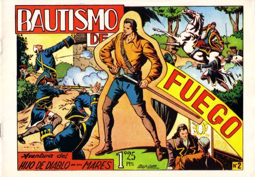 Comic Book Cover For El Hijo Del Diablo De Los Mares 2 - Bautismo De Fuego
