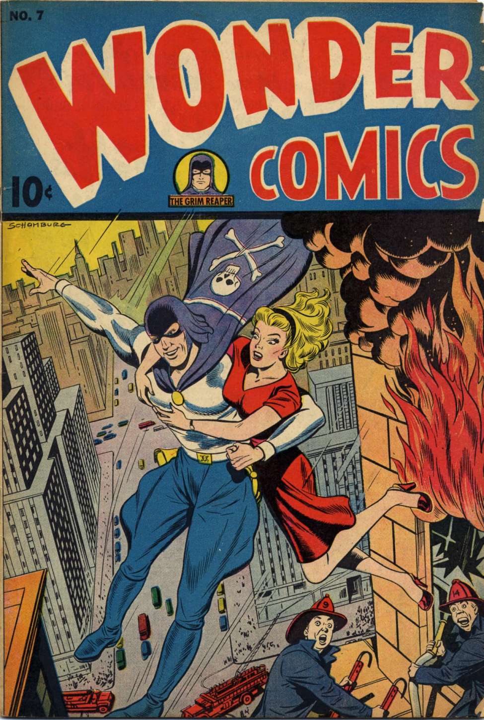 Comic Book Cover For Wonder Comics 7