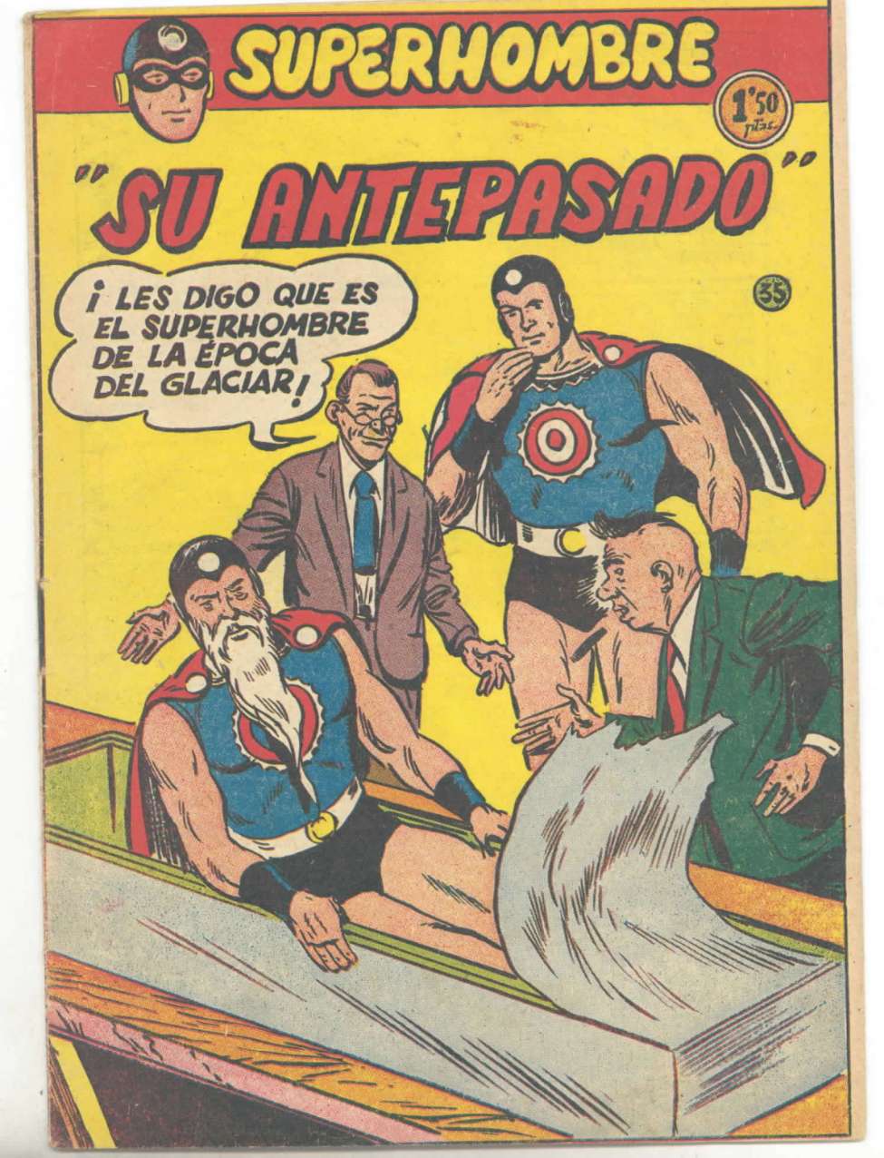 Comic Book Cover For SuperHombre 35 Su antepasado