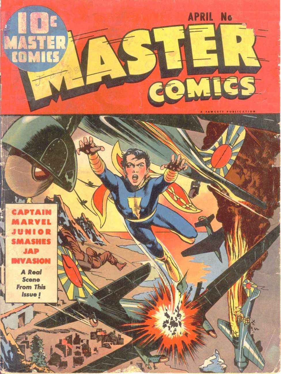 Comic Book Cover For Master Comics 25