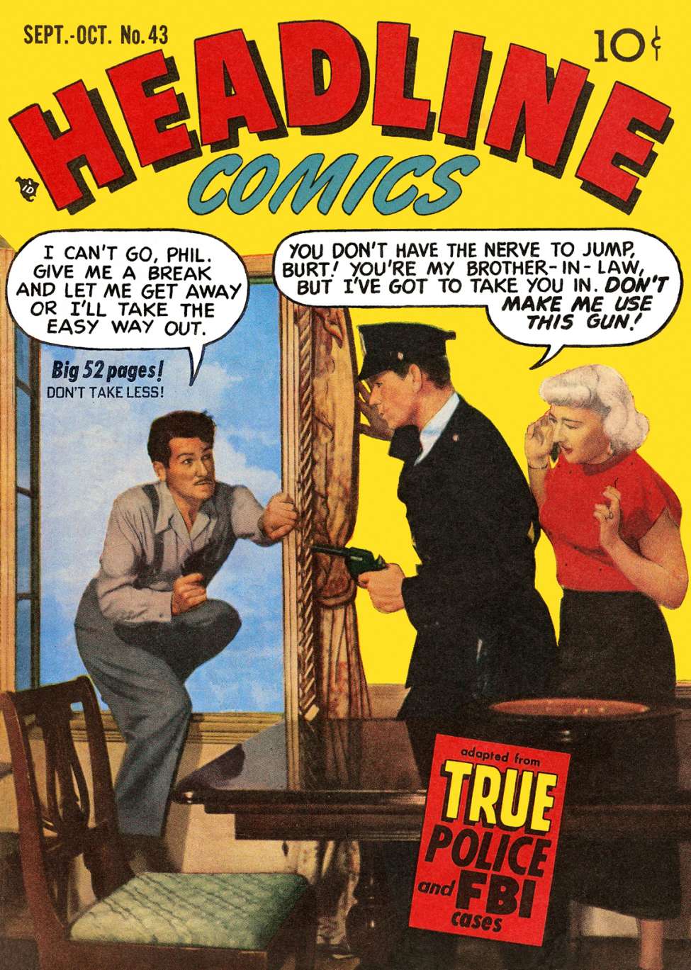 Comic Book Cover For Headline Comics 43