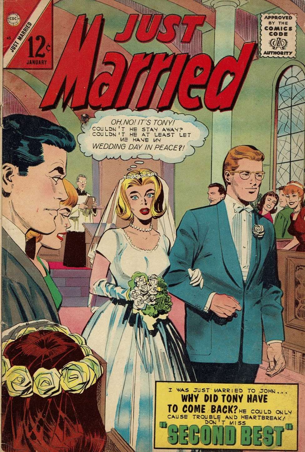 Comic Book Cover For Just Married 45