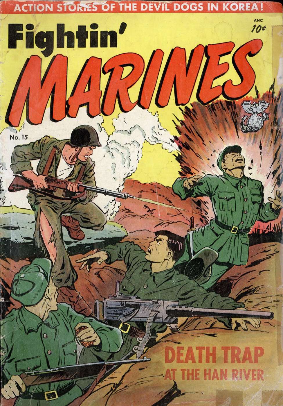 Comic Book Cover For Fightin' Marines 1