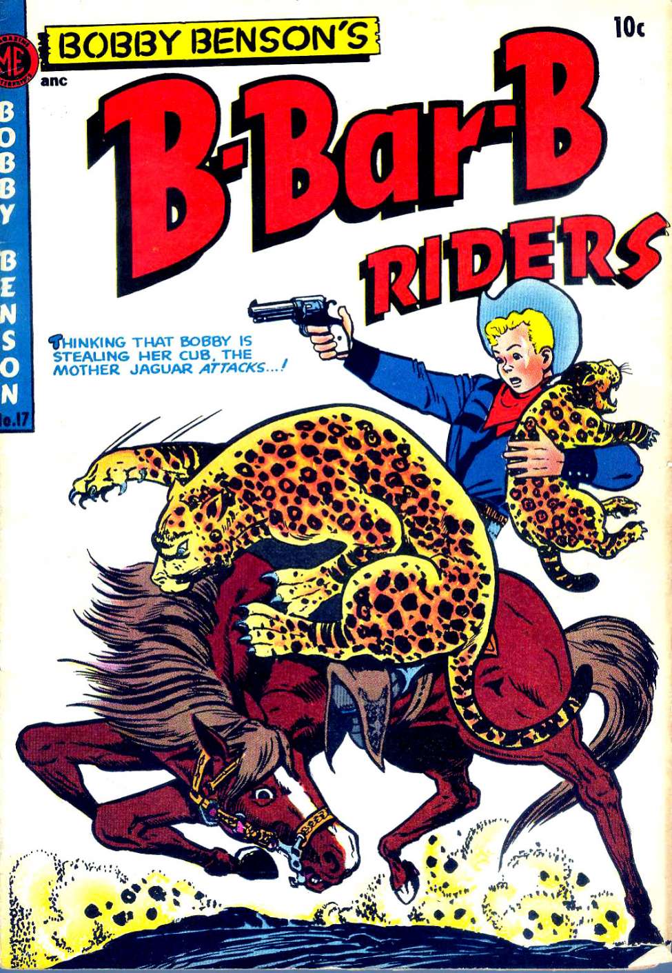 Comic Book Cover For Bobby Benson's B-Bar-B Riders 17