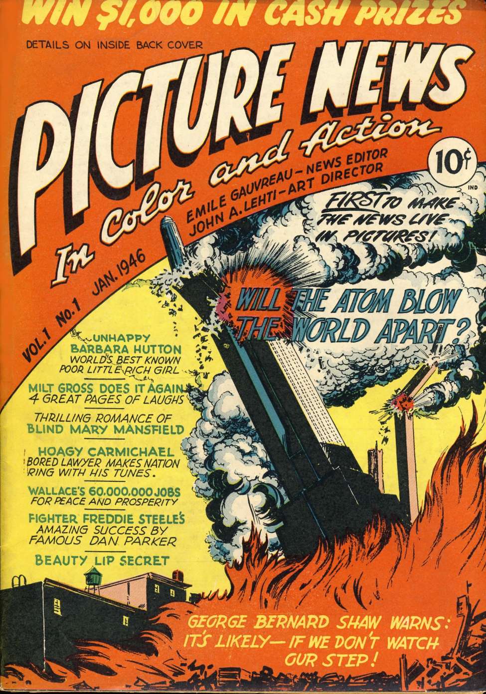Comic Book Cover For Picture News 1