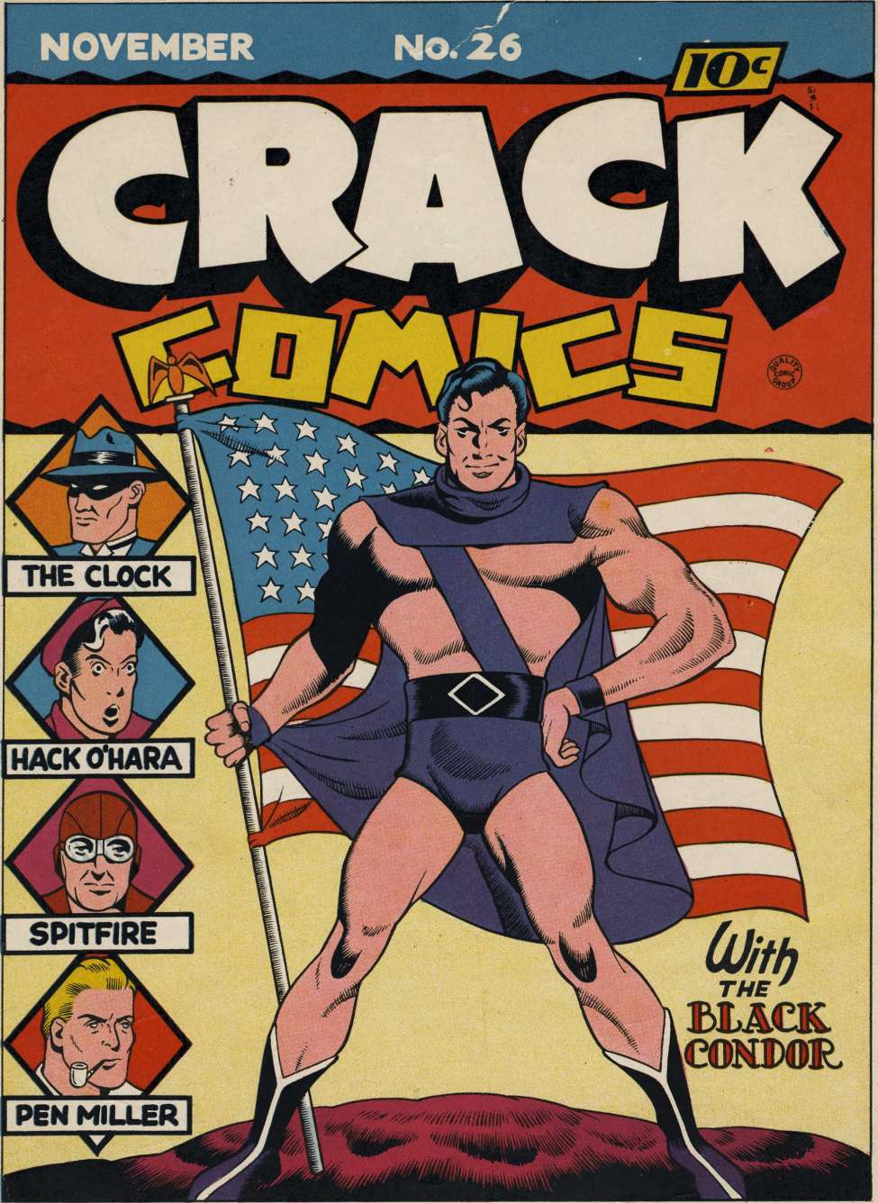 Book Cover For Crack Comics 26 - Version 1