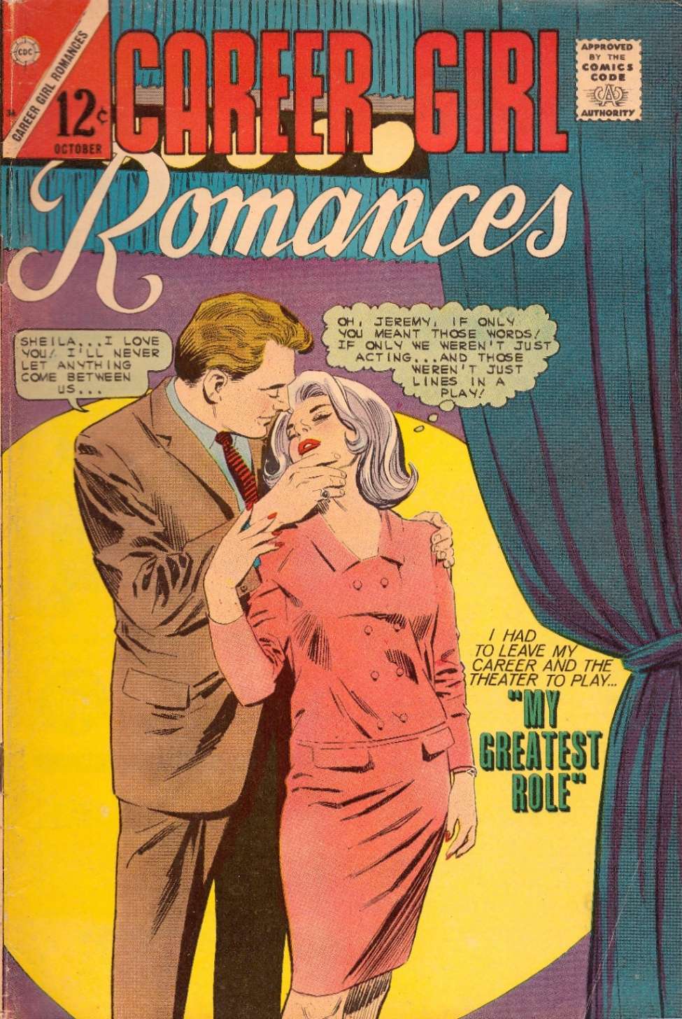 Comic Book Cover For Career Girl Romances 36