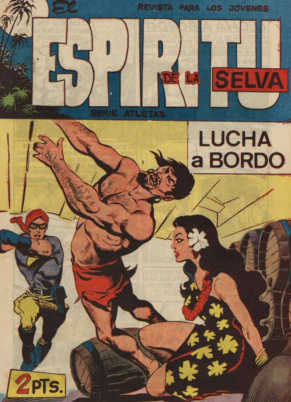 Comic Book Cover For El Espiritu De La Selva 71 - Lucha a Bordo