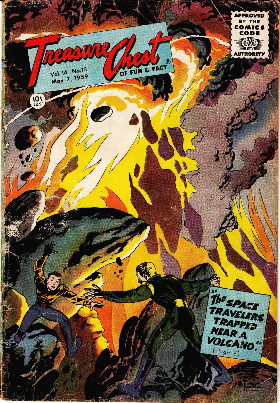 Comic Book Cover For Treasure Chest of Fun and Fact v14 18