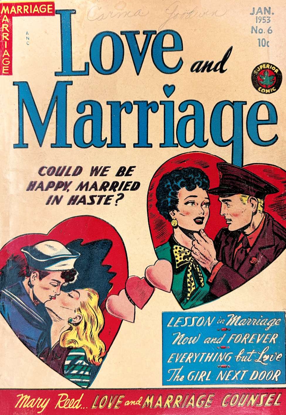 Book Cover For Love and Marriage 6