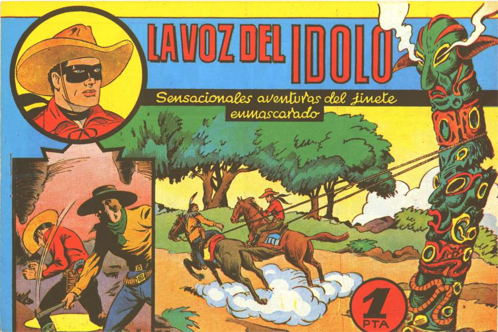 Comic Book Cover For El Jinete Enmascarado 3 - La voz del ídolo