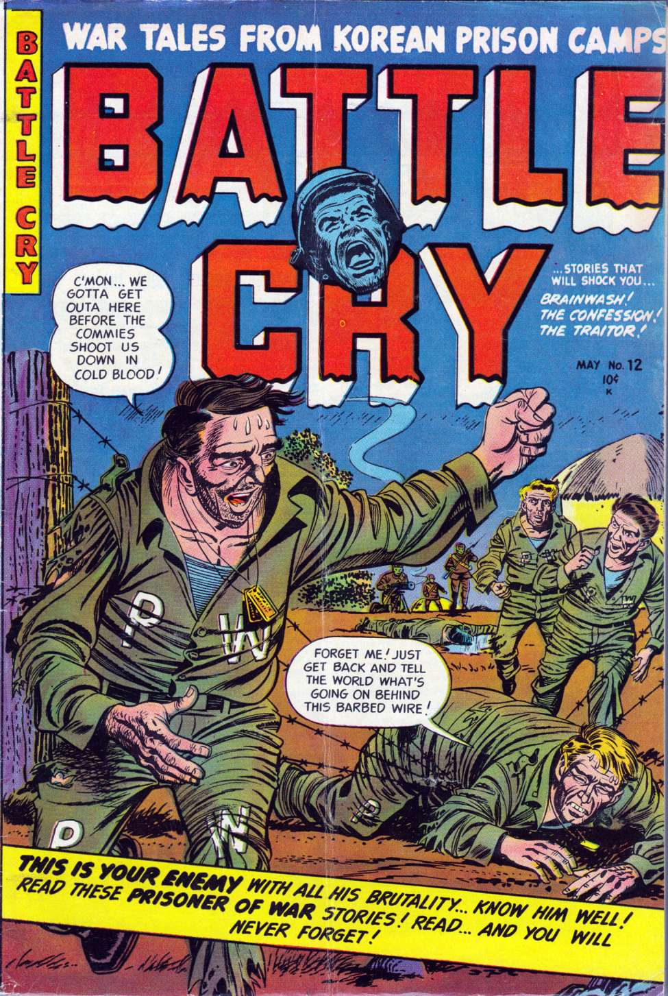 Comic Book Cover For Battle Cry 12
