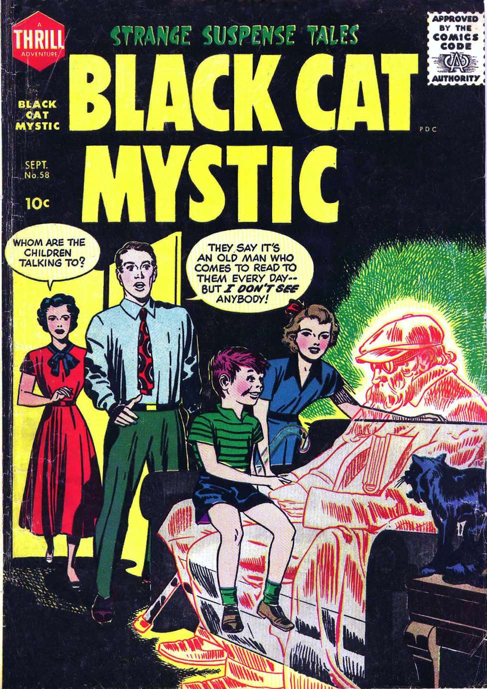 Comic Book Cover For Black Cat 58 (Mystic)