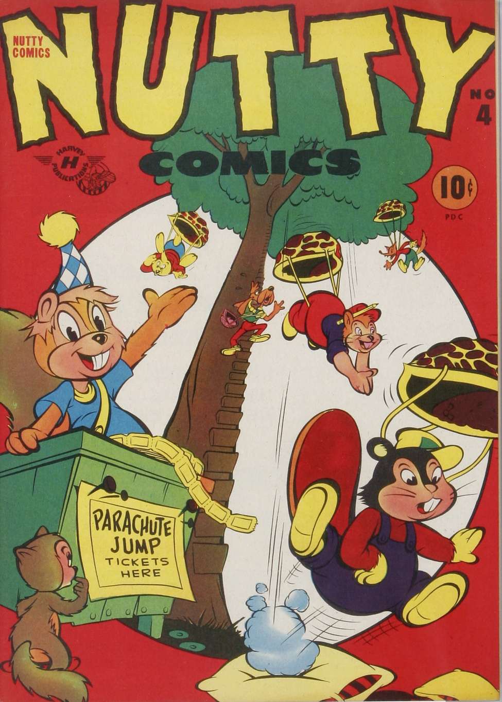 Comic Book Cover For Nutty Comics 4