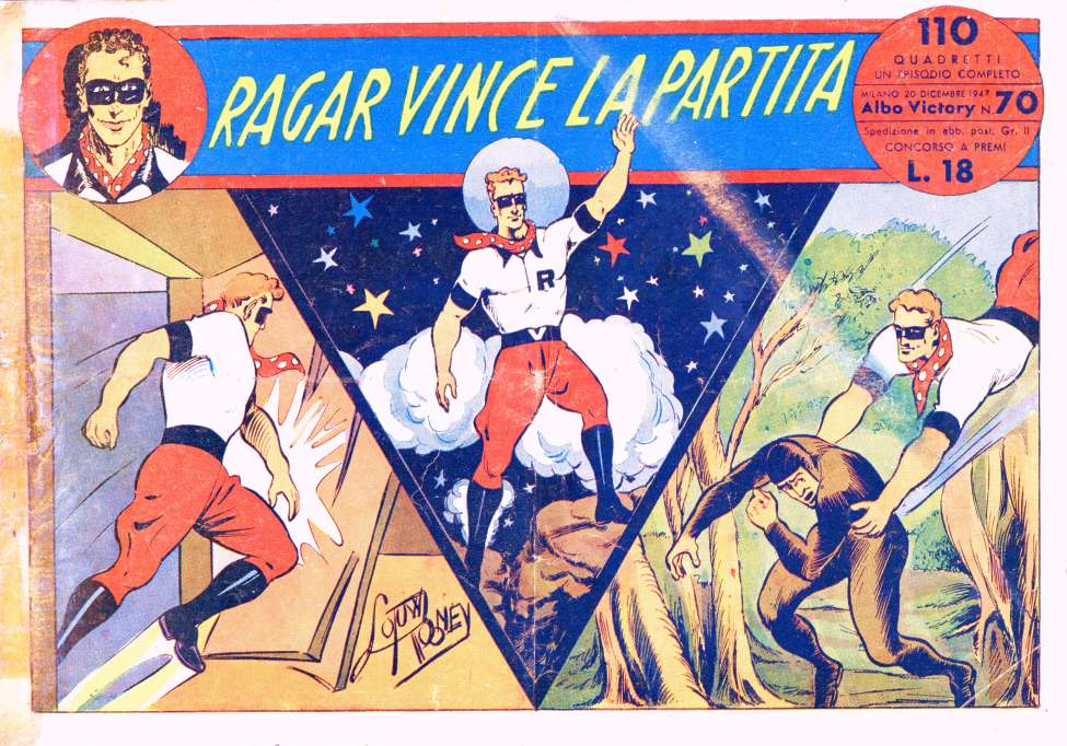 Comic Book Cover For Ragar 70 - Vince La Partita