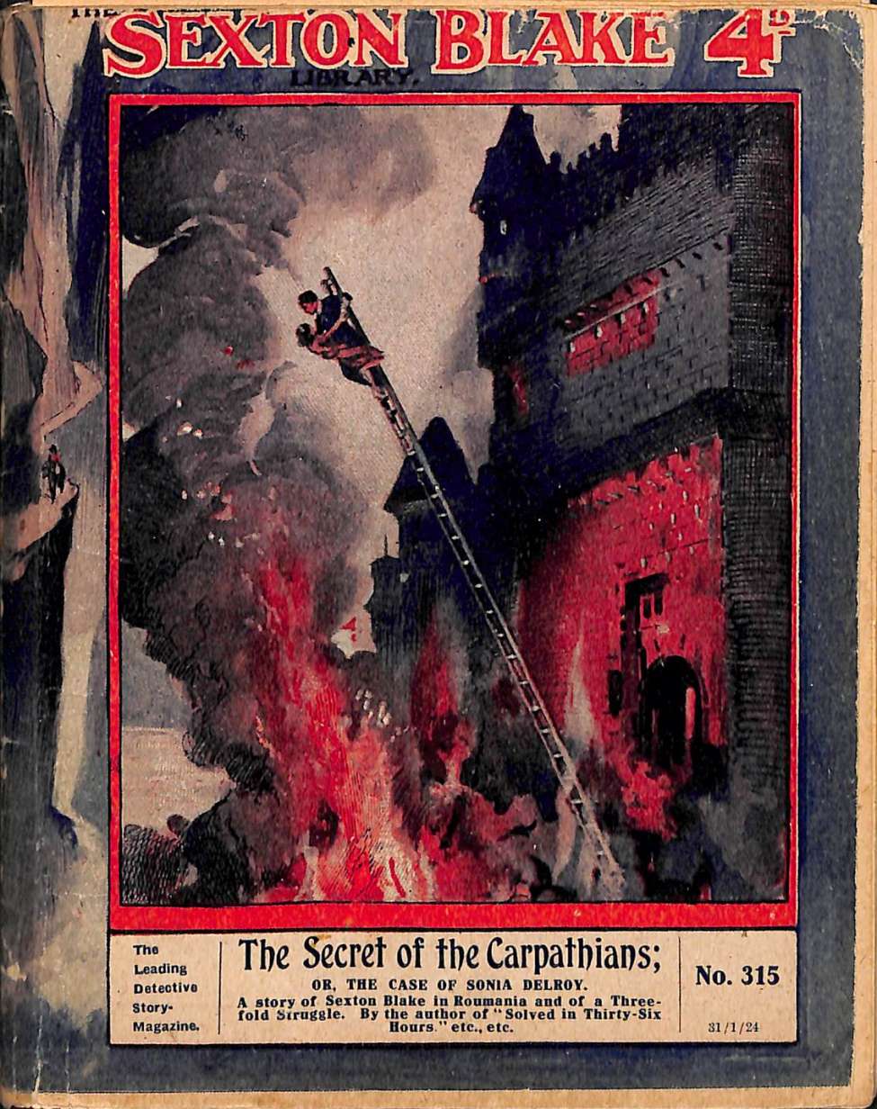 Book Cover For Sexton Blake Library S1 315 - The Secret of the Carpathians
