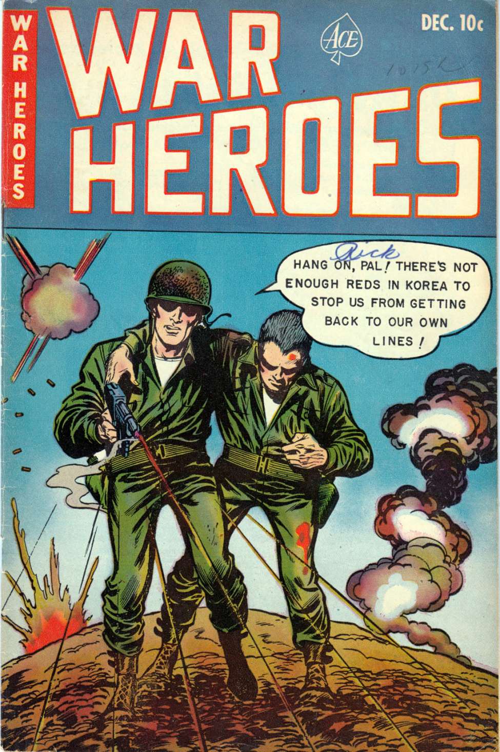 Comic Book Cover For War Heroes 6