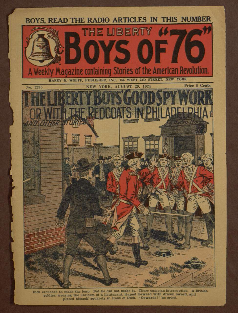 Book Cover For The Liberty Boys of 76 1235 - The Liberty Boys' Good Spy Work