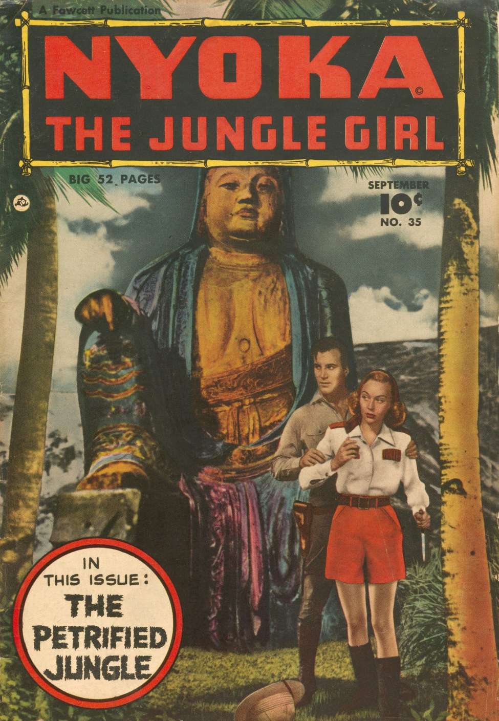 Comic Book Cover For Nyoka the Jungle Girl 35 - Version 2