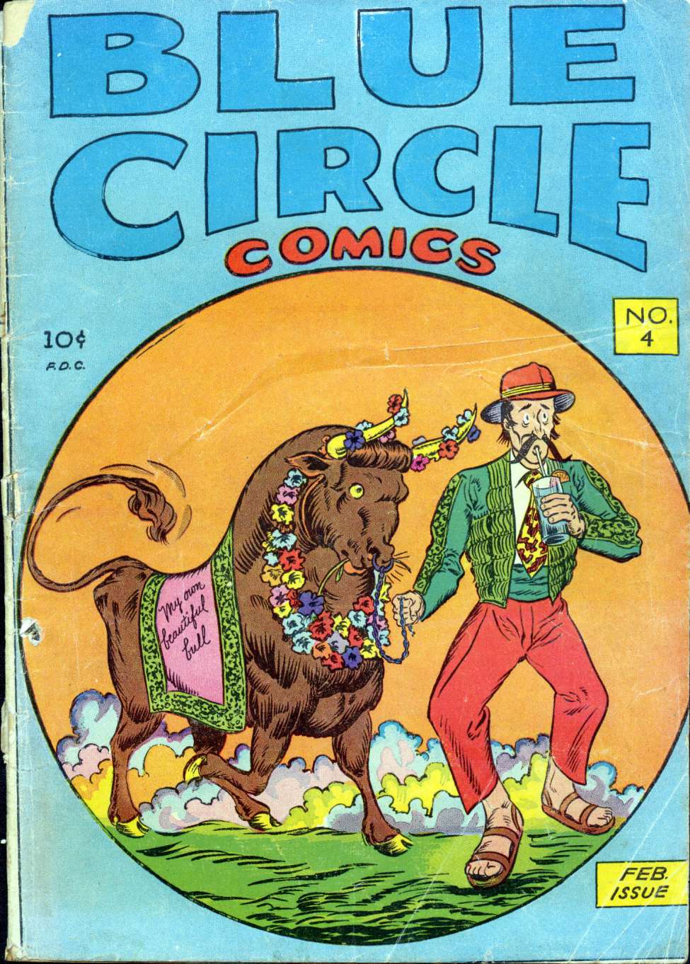 Comic Book Cover For Blue Circle Comics 4