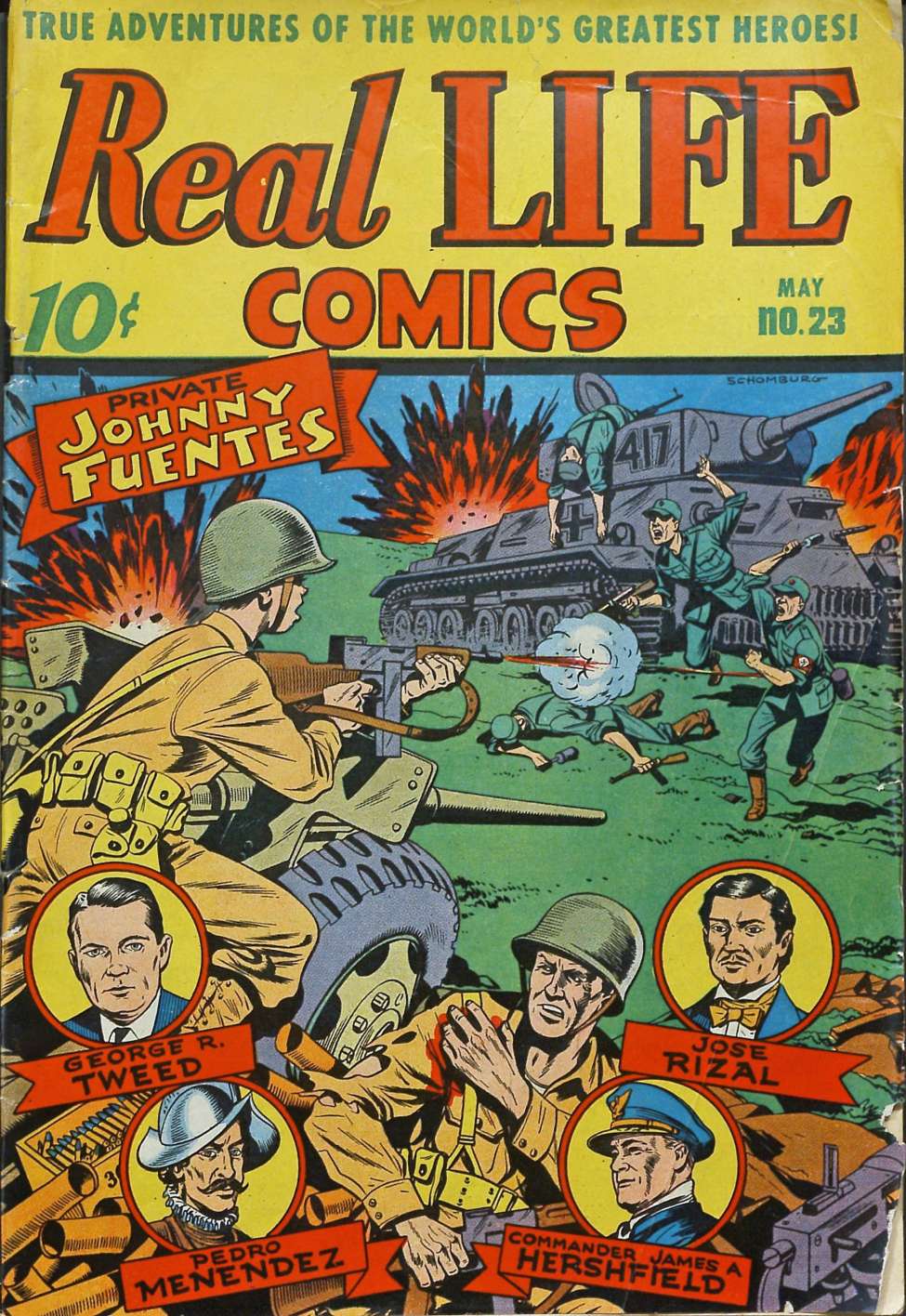 Comic Book Cover For Real Life Comics 23 - Version 2