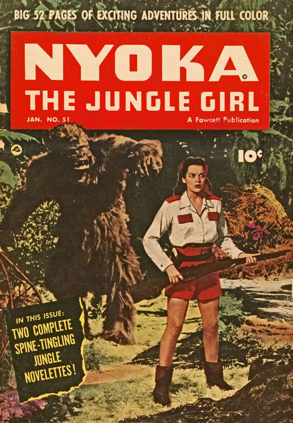 Book Cover For Nyoka the Jungle Girl 51 - Version 2