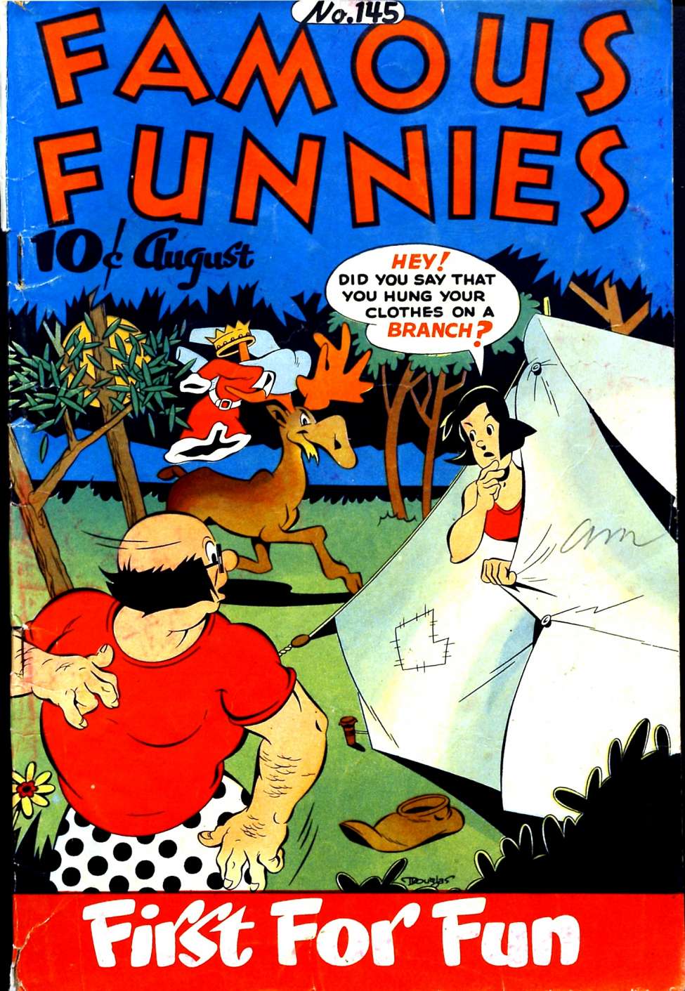 Book Cover For Famous Funnies 145