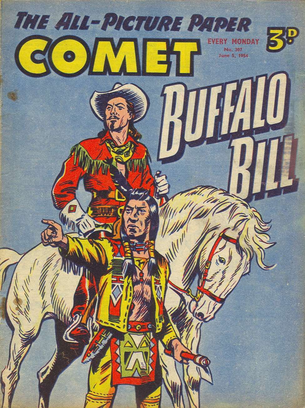 Comic Book Cover For The Comet 307