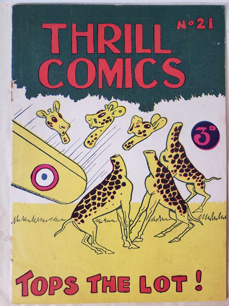 Book Cover For Thrill Comics 21