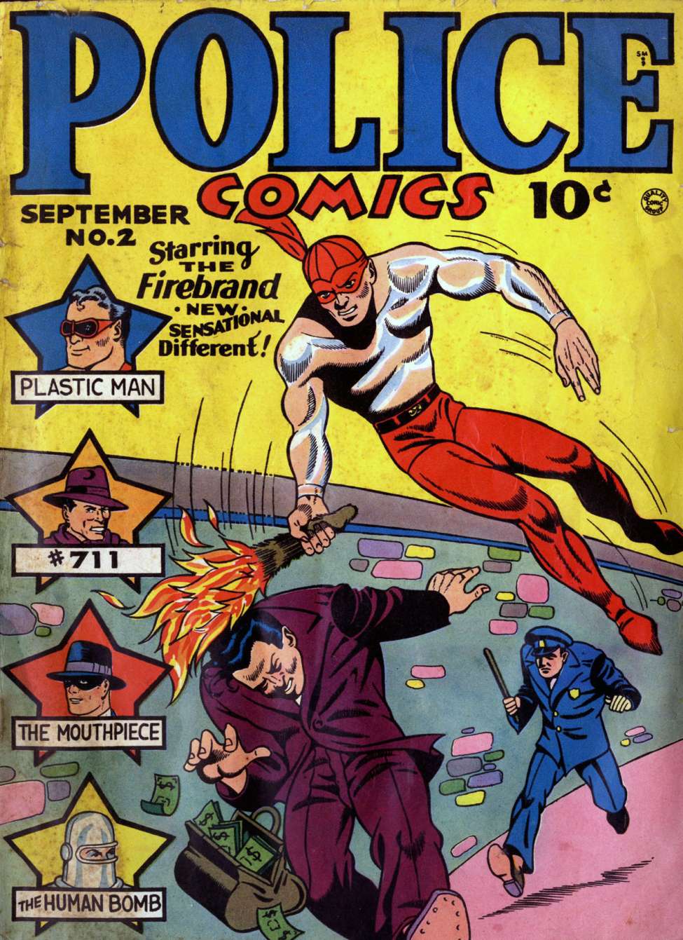 Comic Book Cover For Police Comics 2