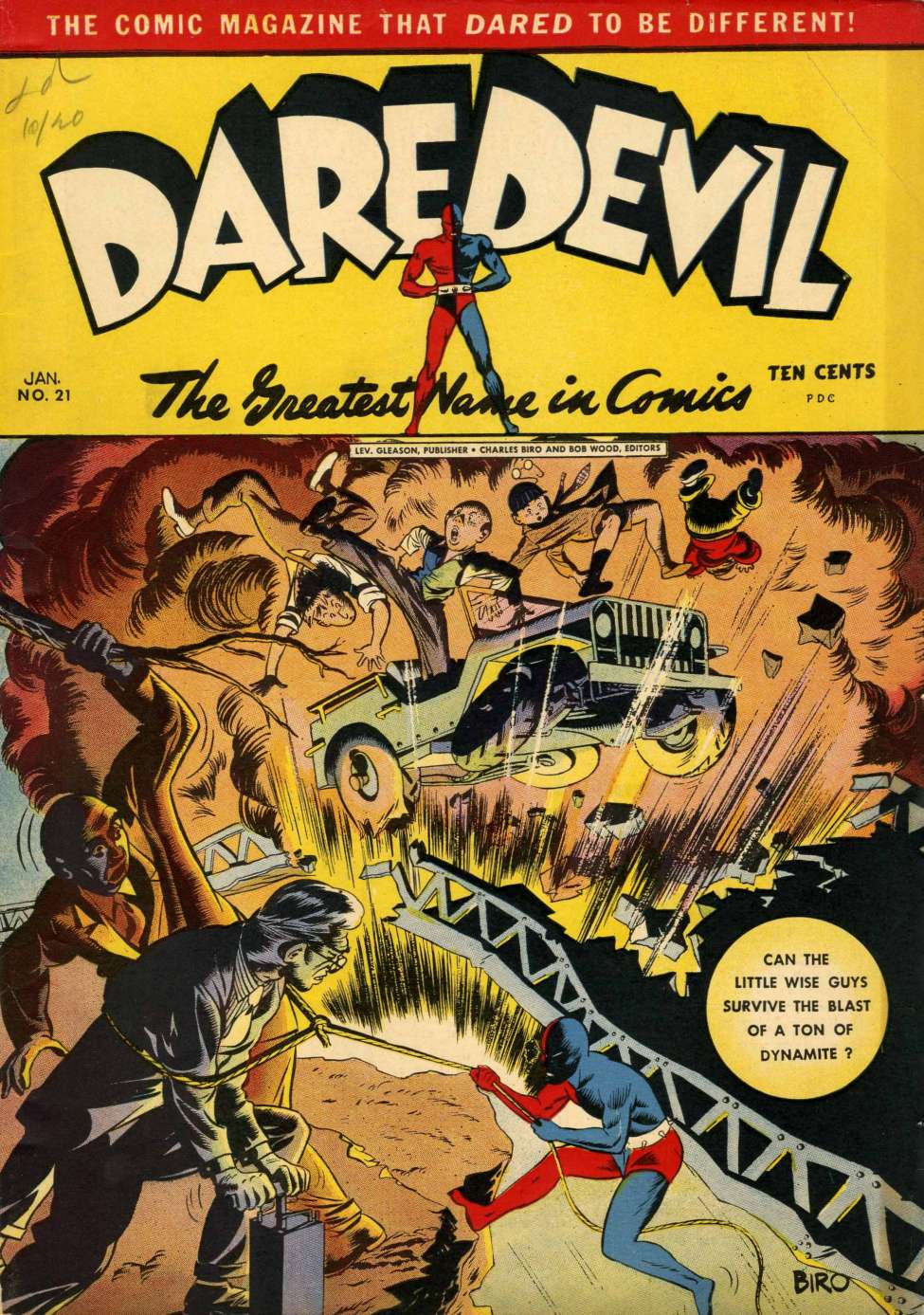 Book Cover For Daredevil Comics 21 - Version 2