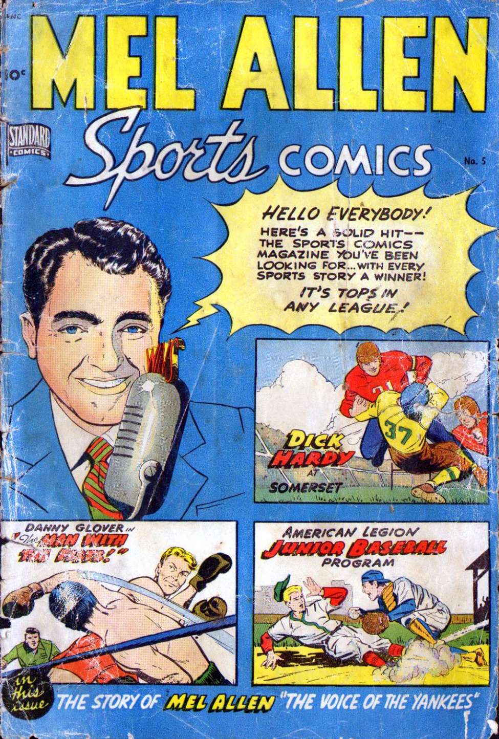 Comic Book Cover For Mel Allen Sports Comics 5