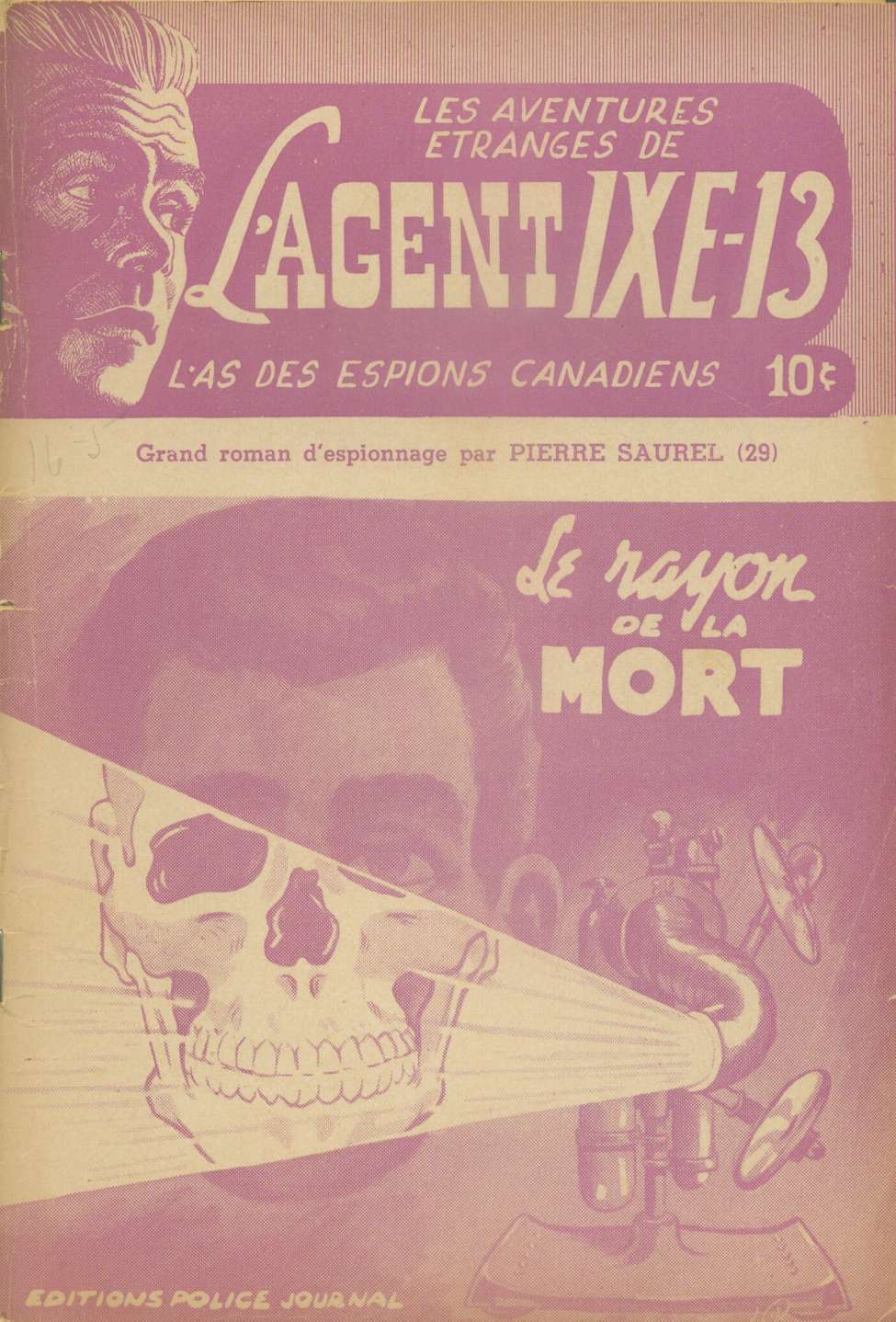 Comic Book Cover For L'Agent IXE-13 v2 29 - Le rayon de la mort