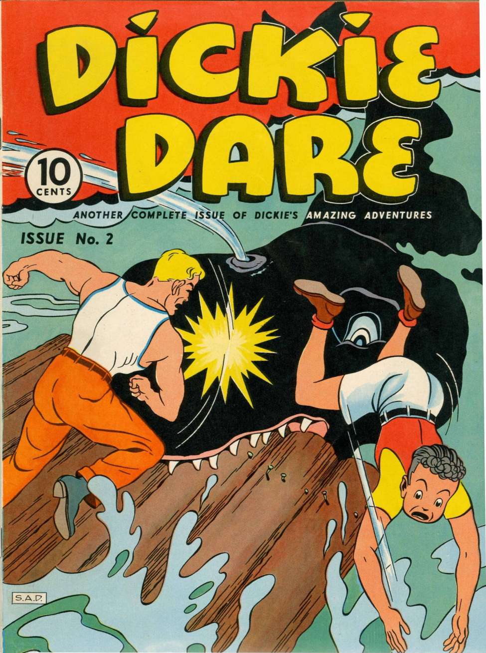Comic Book Cover For Dickie Dare 2