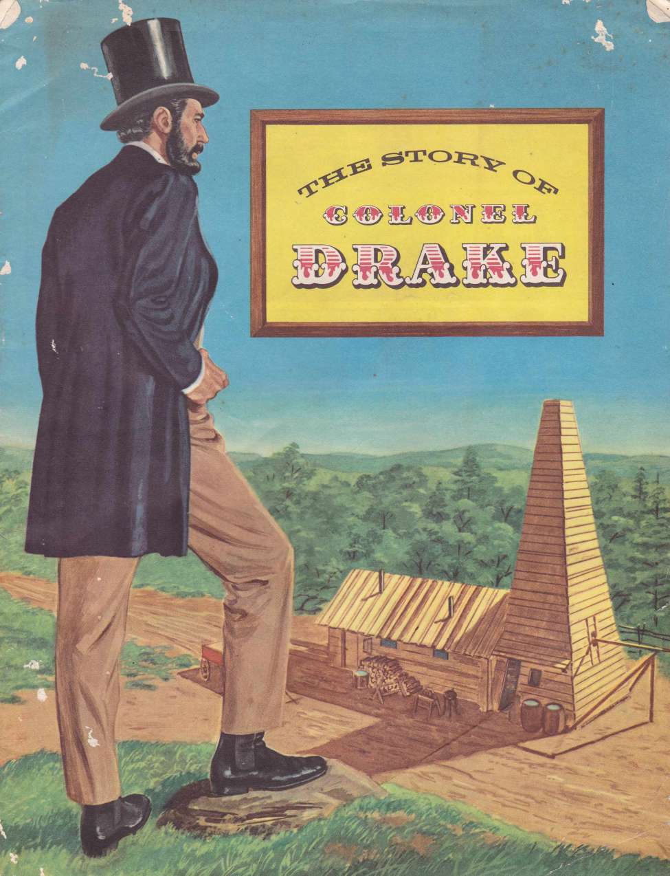 Comic Book Cover For The Story Of Colonel Drake