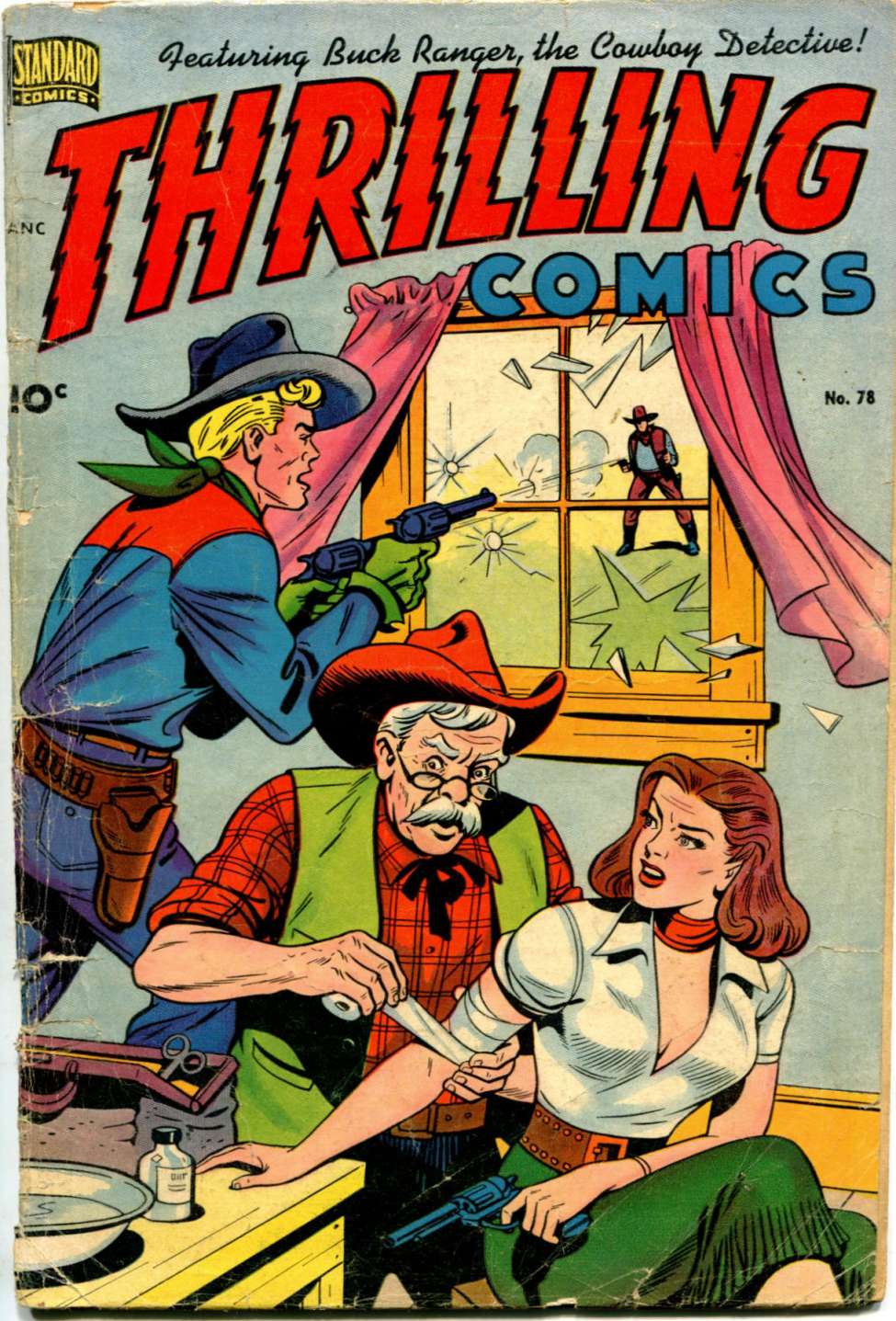Book Cover For Thrilling Comics 78 - Version 1