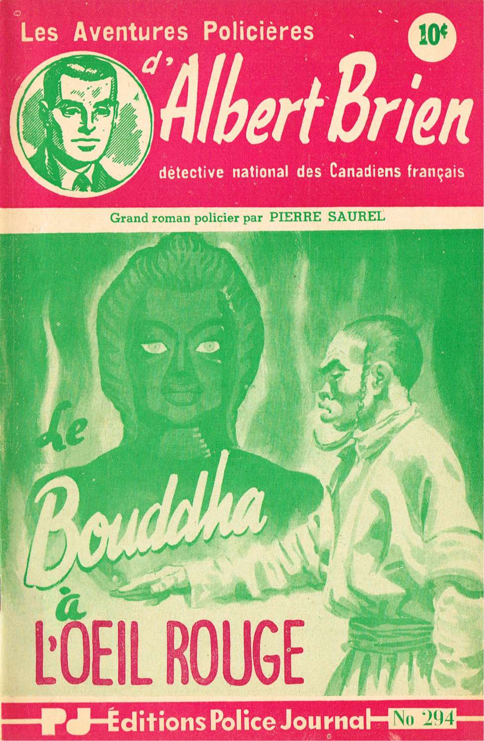 Book Cover For Albert Brien v2 294 - Le bouddha à l'oeil rouge