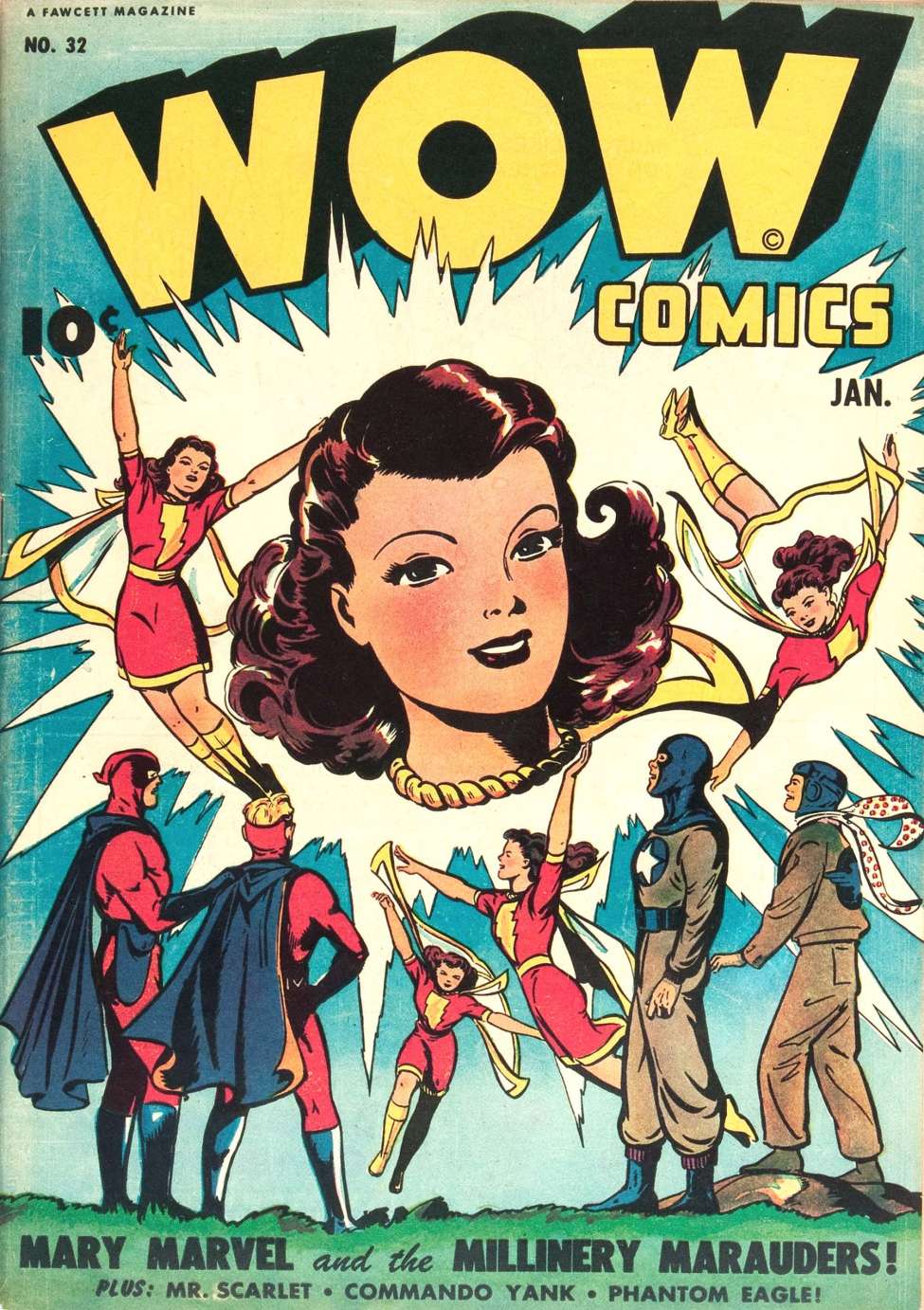 Comic Book Cover For Wow Comics 32